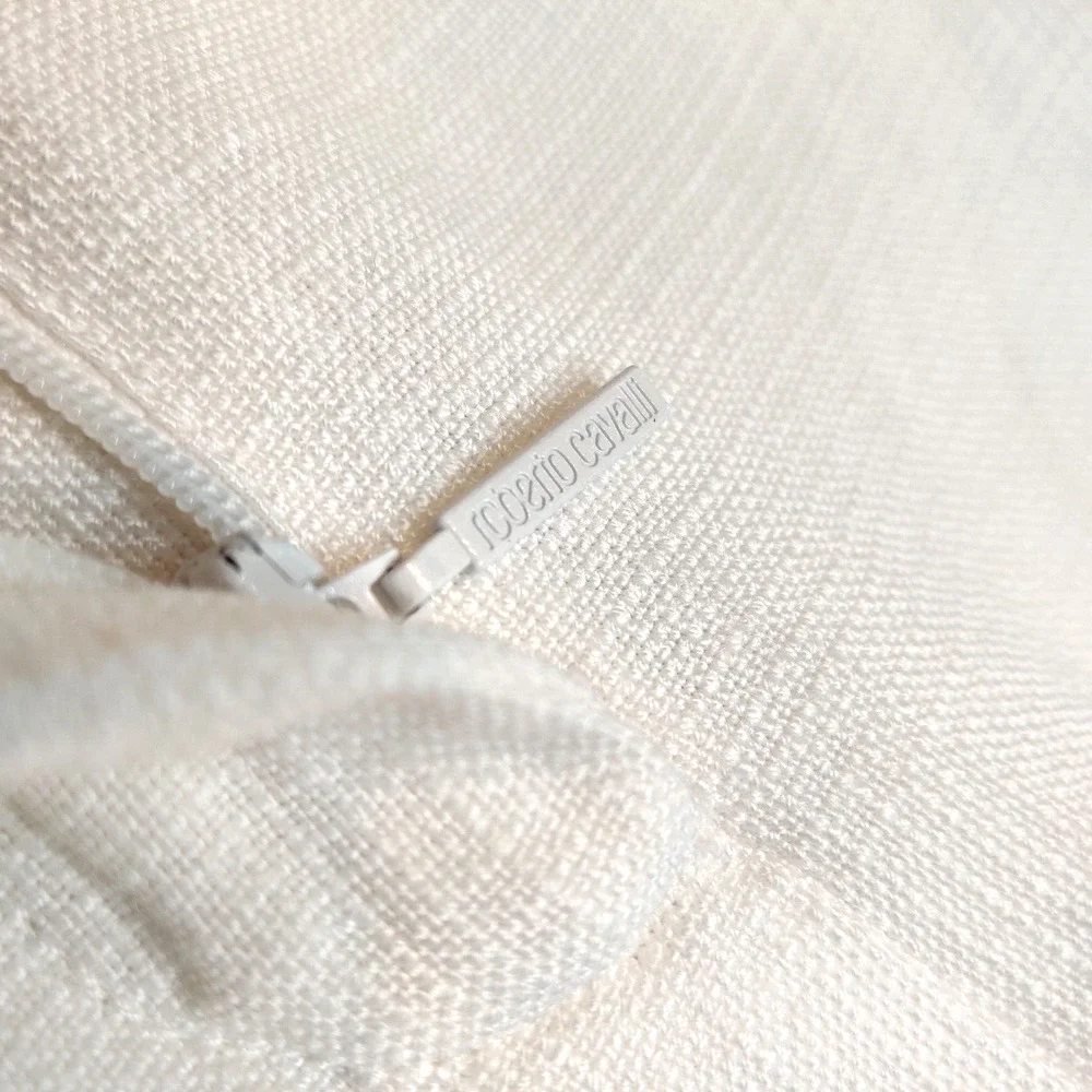 Roberto Cavalli Womens Wide Leg Shorts Size 10 L White Laces Designer Italy $949 - Picture 5 of 16